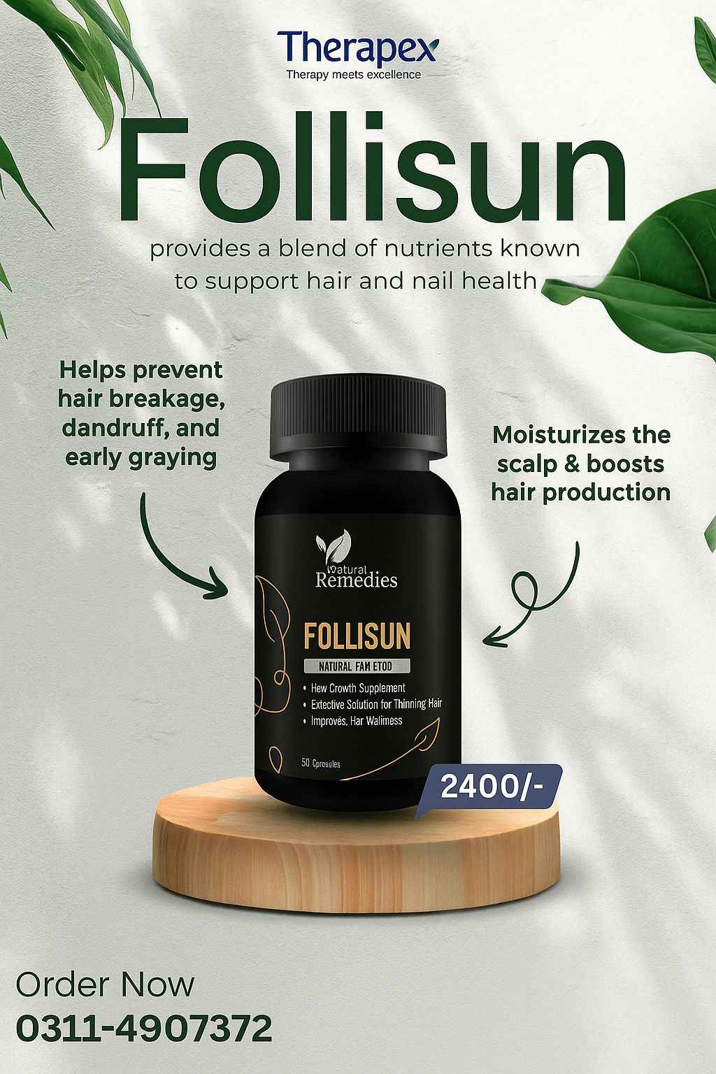 𝐅𝐎𝐋𝐋𝐈𝐒𝐔𝐍 – Stronger Strands, Healthier Hair!